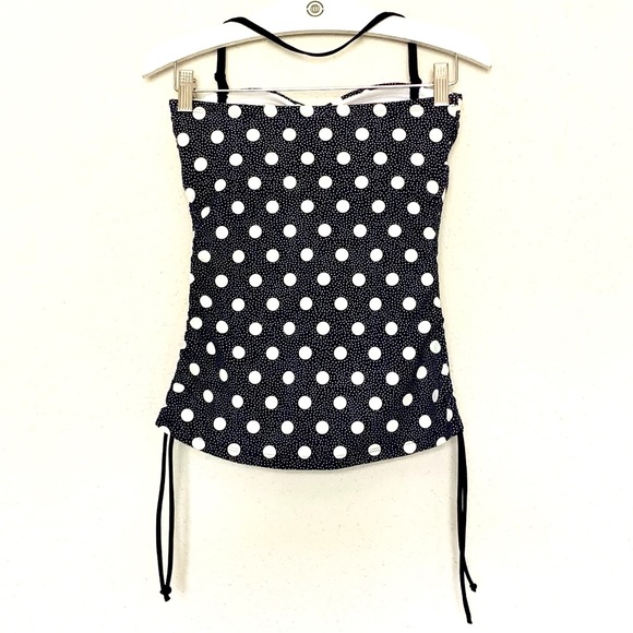 NEW Boden Amalfi Tankini Polka Dot Swimsuit Top Size 4 - Picture 3 of 12